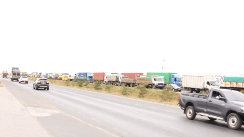 Traffic Snarl-up along Mombasa Road